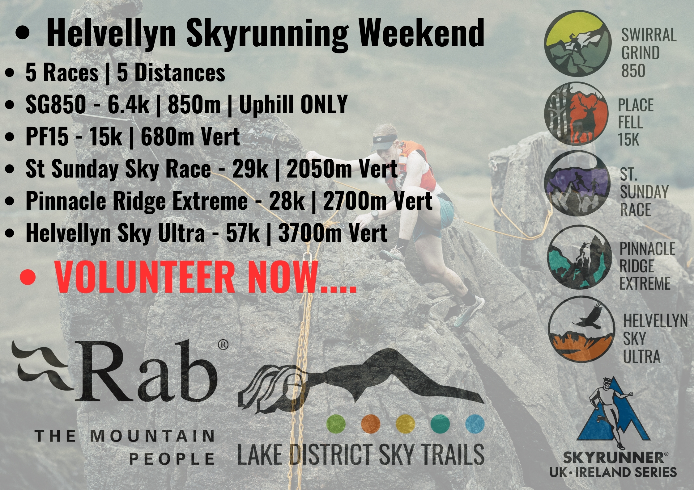Helvellyn Skyrunning Weekend - Volunteer Sign Up