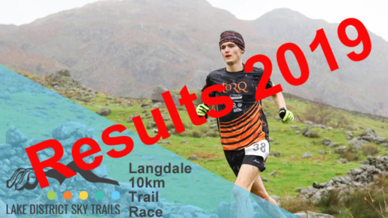 Langdale 10Km Trail Race Results 2019